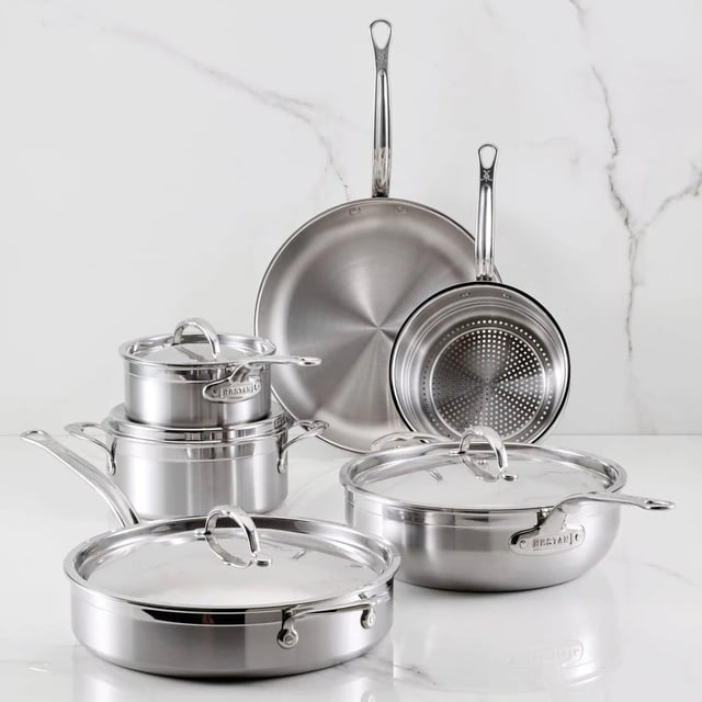 Professional Clad Stainless Steel Savour Set, 10-piece