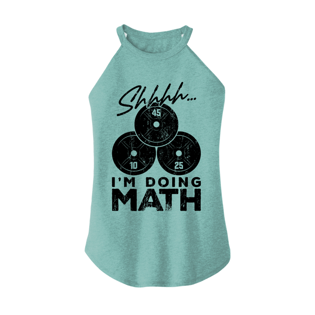 Shh... I'm Doing Math Rocker Tank