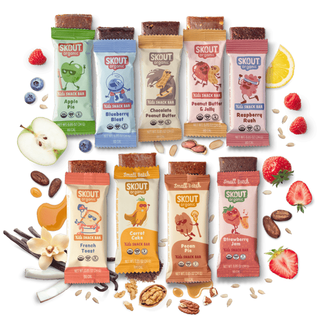Skout Organic Small Batch Kids Bar Variety Pack - 36 Pack