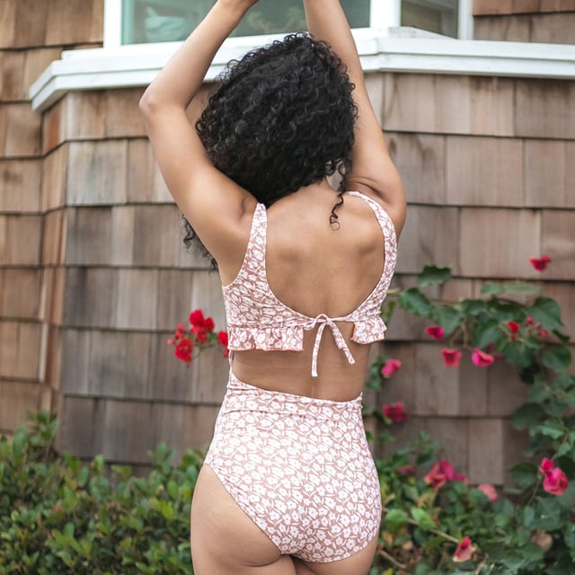 Back Ruffle One Piece Swimsuit