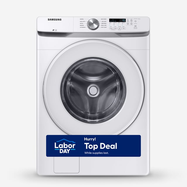 Samsung 4.5-cu ft High Efficiency Stackable Front-Load Washer (White) ENERGY STAR