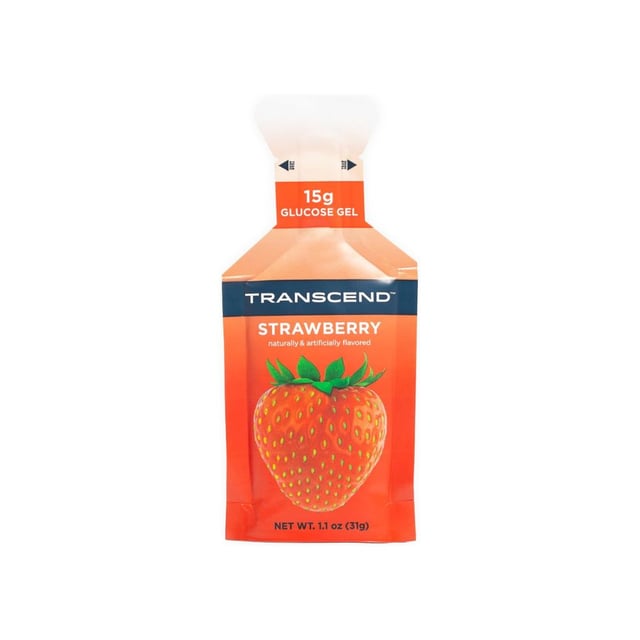 Transcend Glucose Gel- Strawberry