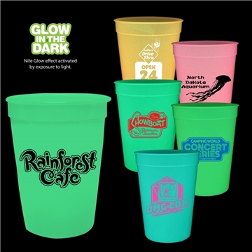 Promotional 12 oz Nite Glow Stadium Cup