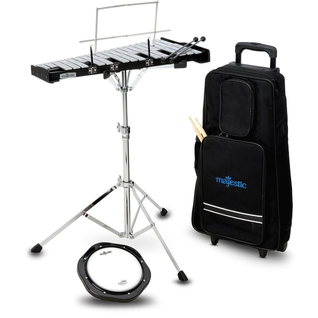 Majestic Majestic Bell and Practice Pad Kit With Rolling Cart