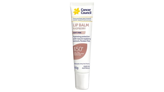 Cancer Council Lip Balm Soft SPF 50+ Raspberry Pink (15 g)