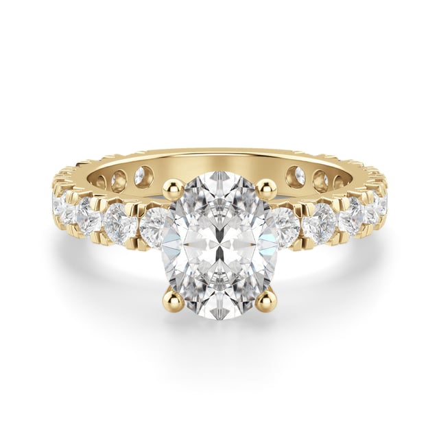 Gwyneth Oval Cut 0.50 ct Center Engagement Ring Diamond Nexus Alternative