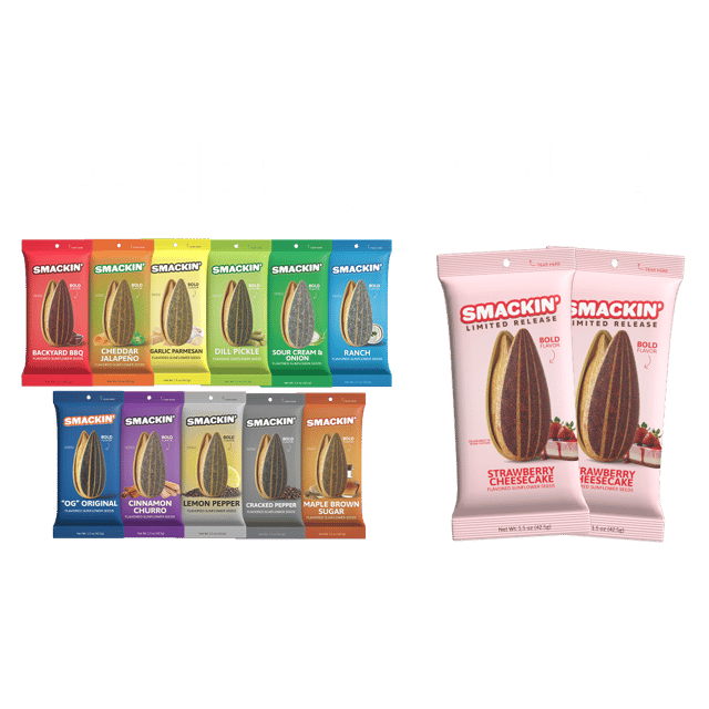 SAMPLER PACK + 2 BAGS OF STRAWBERRY CHEESECAKE