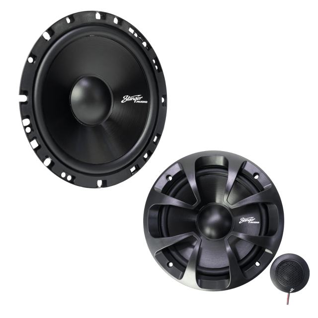 Stinger Audio 6.5" 50 Watt (RMS) Component Car Speakers (Set of Two)