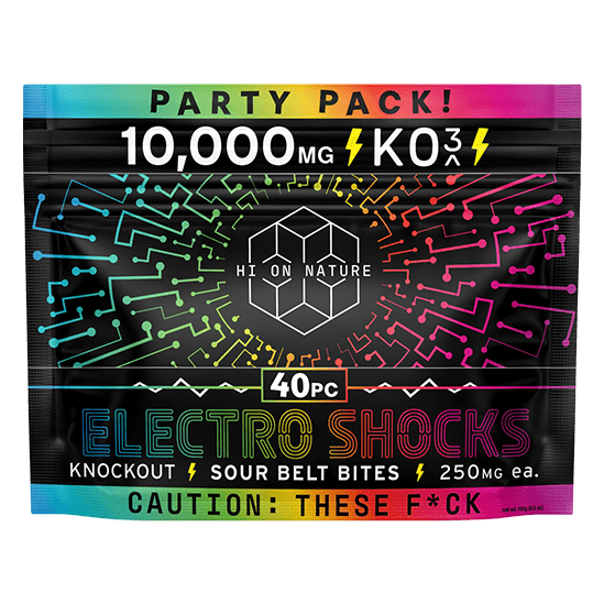 10,000mg KNOCKOUT ELECTRO SHOCKS - PARTY PACK