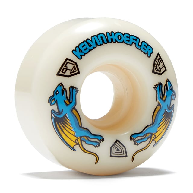 Powell-Peralta Dragon Formula 97a Kelvin Hoefler Nano Rat V1 Skateboard Wheels - Off White - 51mm