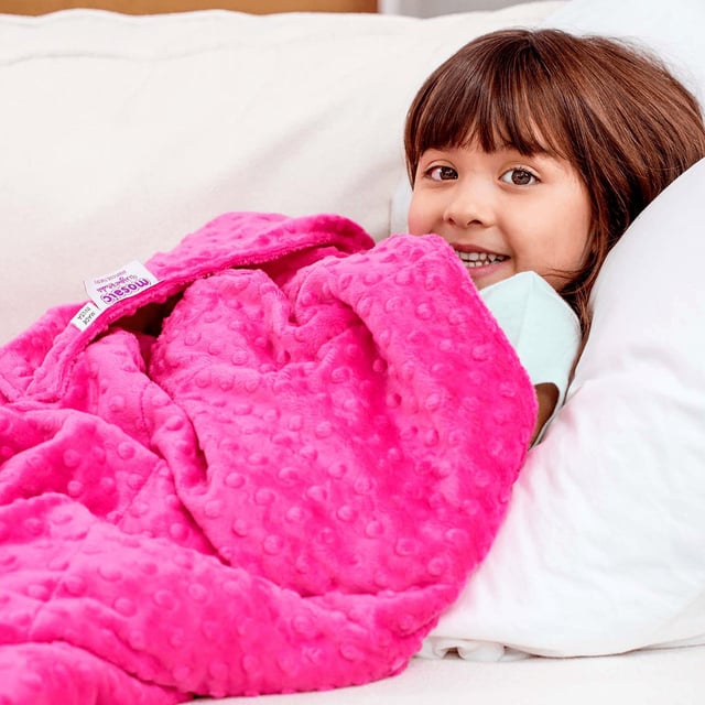 Pink Minky Weighted Blanket