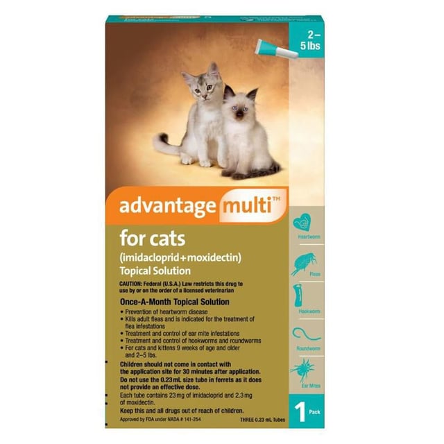 Advantage Multi for Cats - Intestinal Parasites Prevention