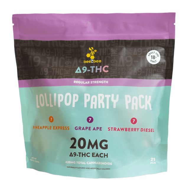 Delta-9 THC Terpene Lollipop Party Pack