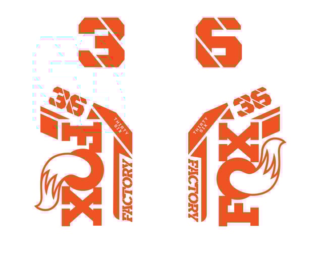 36 Factory Die Cut Decal Kit - Gloss Finish