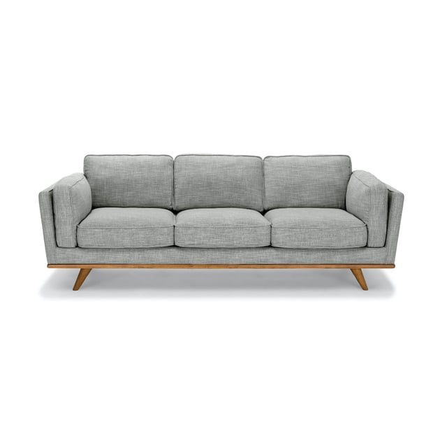 Macadamia Sofa Fabric in Pebble Grey 90"