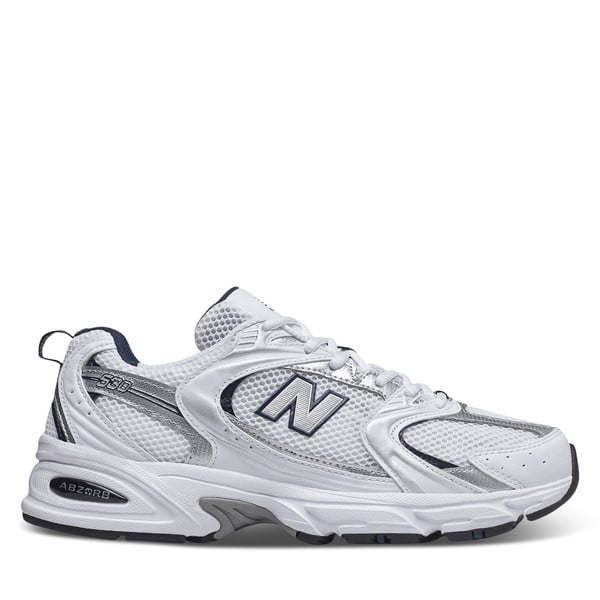 530 Sneakers in White/Grey