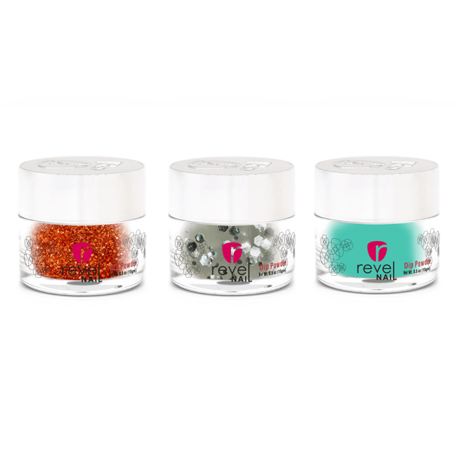 The Nails of a Showgirl Dip Powder Trio