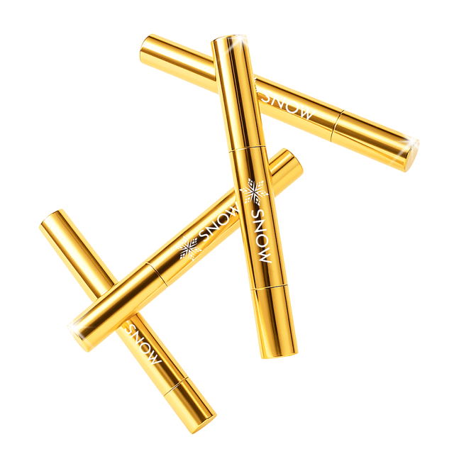 Extra-Strength Teeth Whitening Gold Serum Pen - Dual-Peroxide Formula & Xylitol