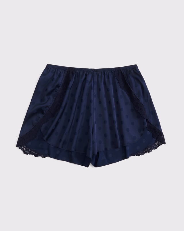 Jacquard Lace and Satin Sleep Short