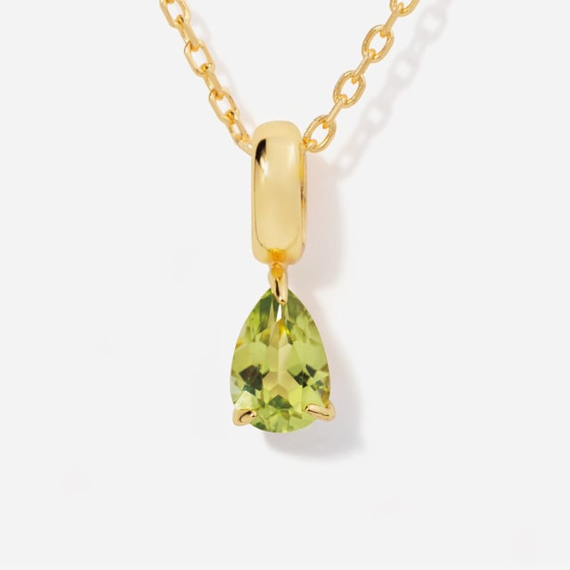 Birthstone Teardrop Necklace