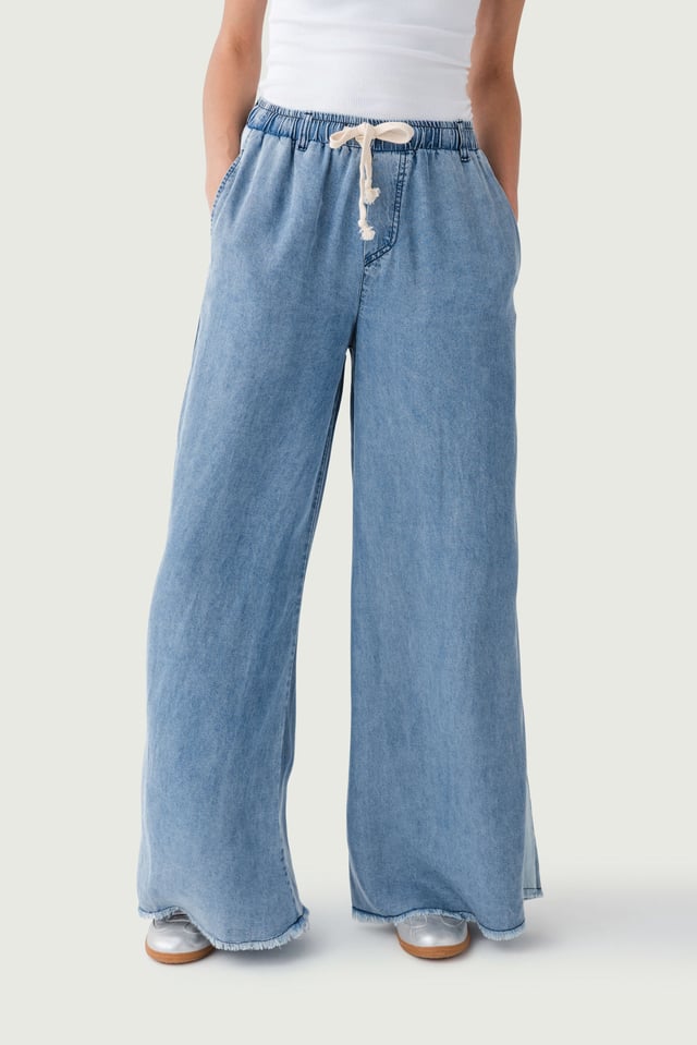 Vintage Havana Tencel Wide Leg Pant