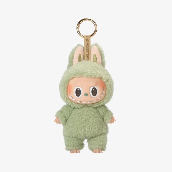 POP MART Labubu V1 Exciting Macaron The Monsters Green Grape Plush AUTHENTIC