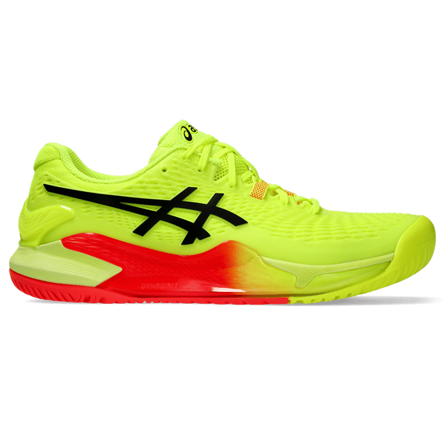 Asics Men's Gel Resolution 9 Tennis Shoes Paris Safety Yellow
