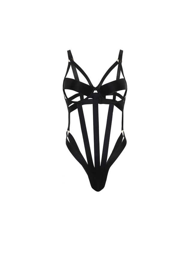 Fetish Rebel Strappy Teddy
