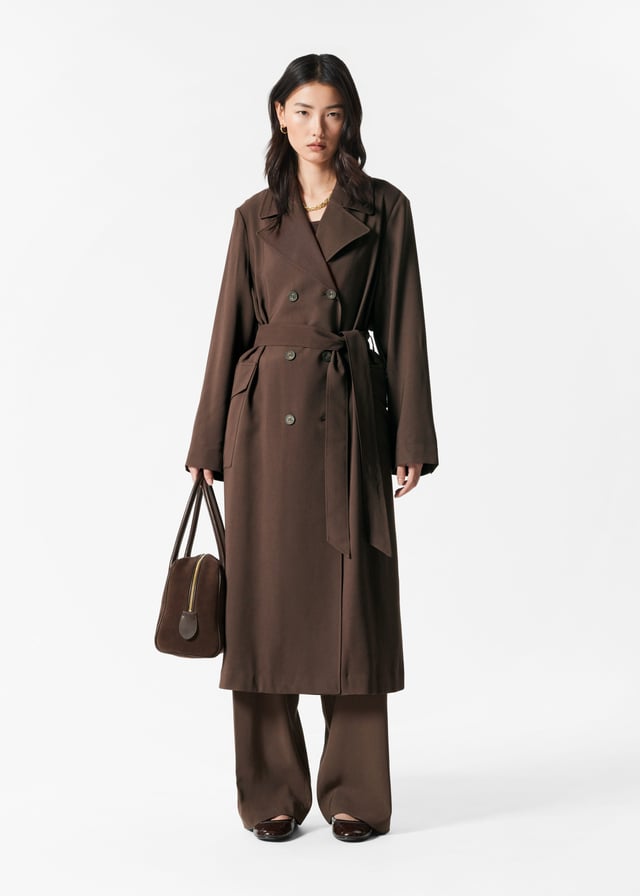 Doppelreihiger Trenchcoat