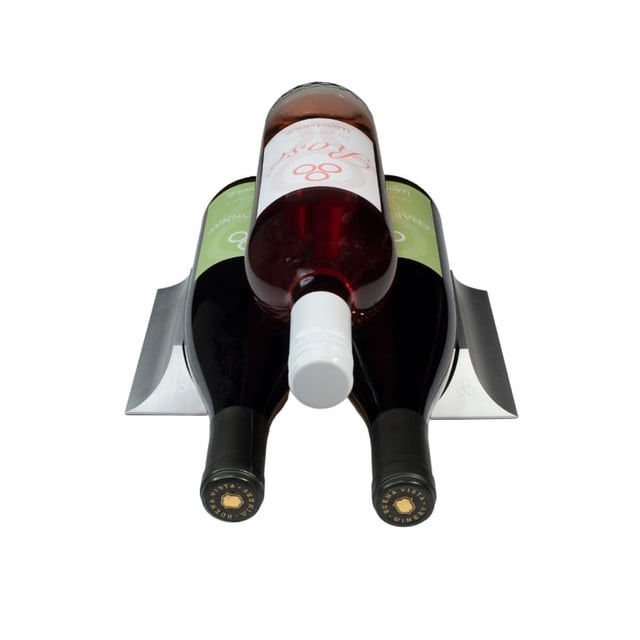 Refrigerator Wine Rack (Set of 2) - Silver