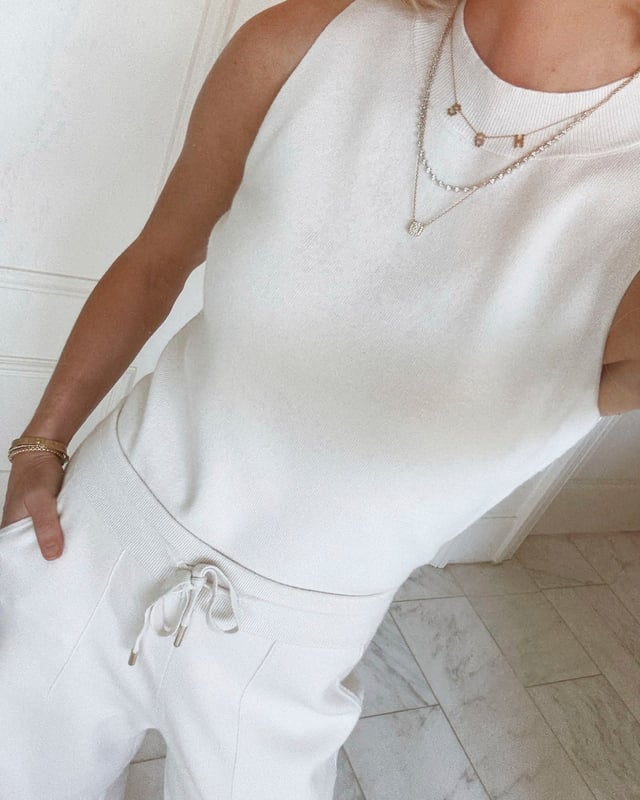Splendid x @Cellajaneblog Crew Neck Shell
