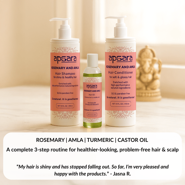 Apsara Natural Hair Care Routine