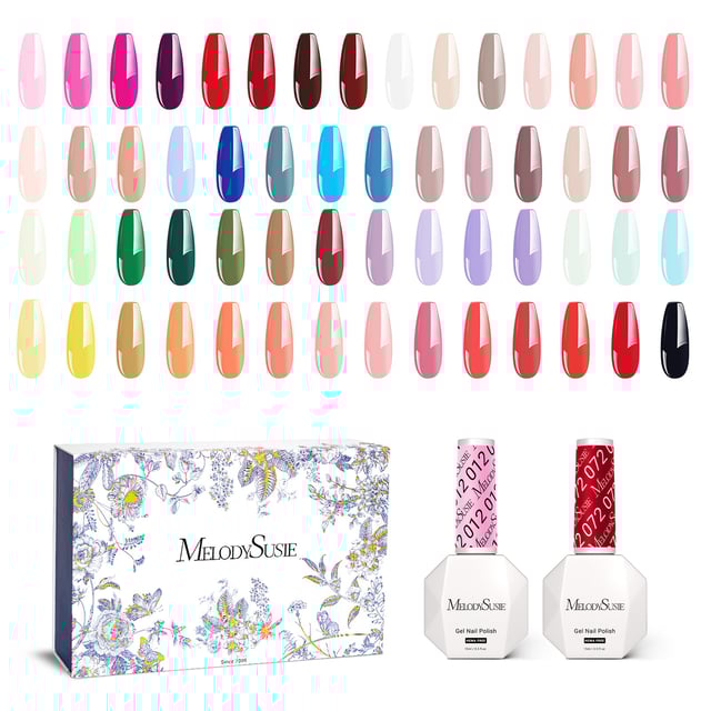 Hema Free Gel Nail Polish Set 0.5fl oz/15ml - 57 Colors