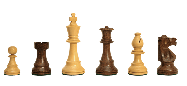 The Club Series Chess Pieces - 3.75" King