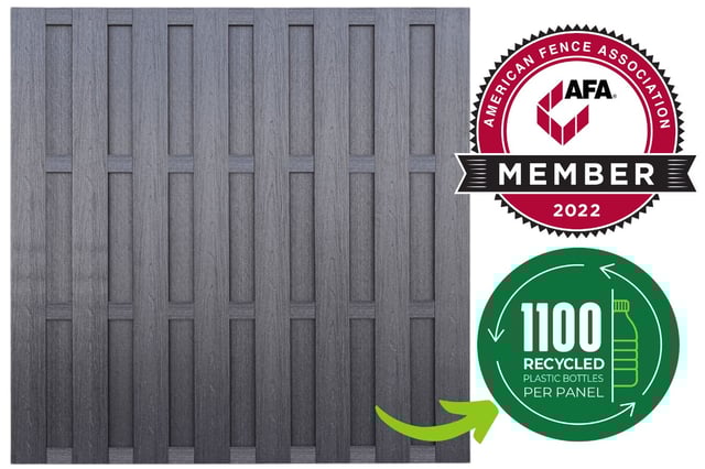 Cap Composite Pre-Assembled Fence Panels (Request a Sample)