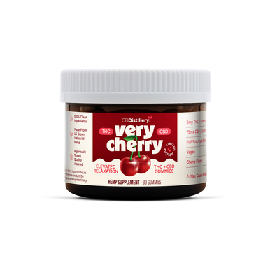 Very Cherry 5mg THC & 75mg CBD Gummies for Elevated Relaxation – Limited Time Only!