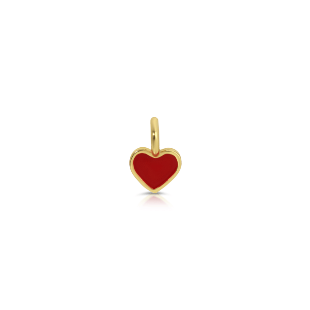 Accent Enamel Heart Charm