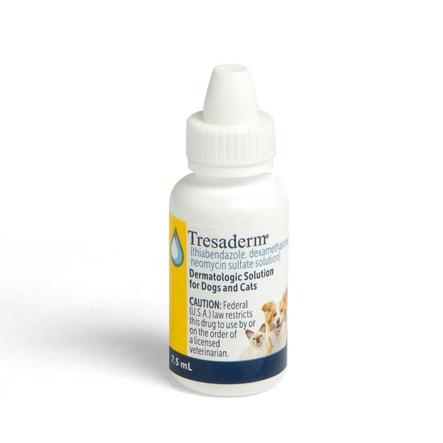 Lowest Price on Tresaderm Dermatologic Solution | Allivet Pet Pharmacy | Tresaderm for Dogs and Cats