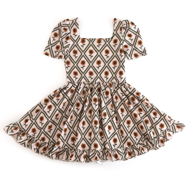 Sunflower Diamond Mod Twirl Dress