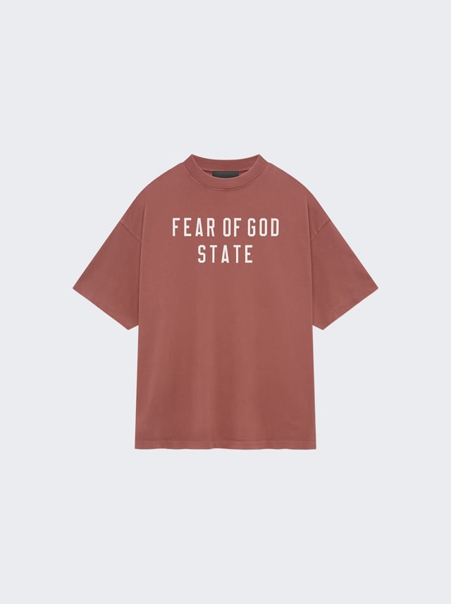 Heavy Crewneck Tee Crimson