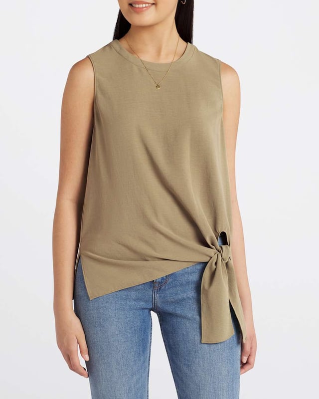 Cooper Side Tie Blouse
