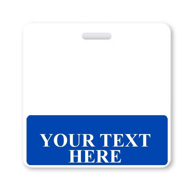 Custom Printed Badge Buddy Horizontal (Standard Size)