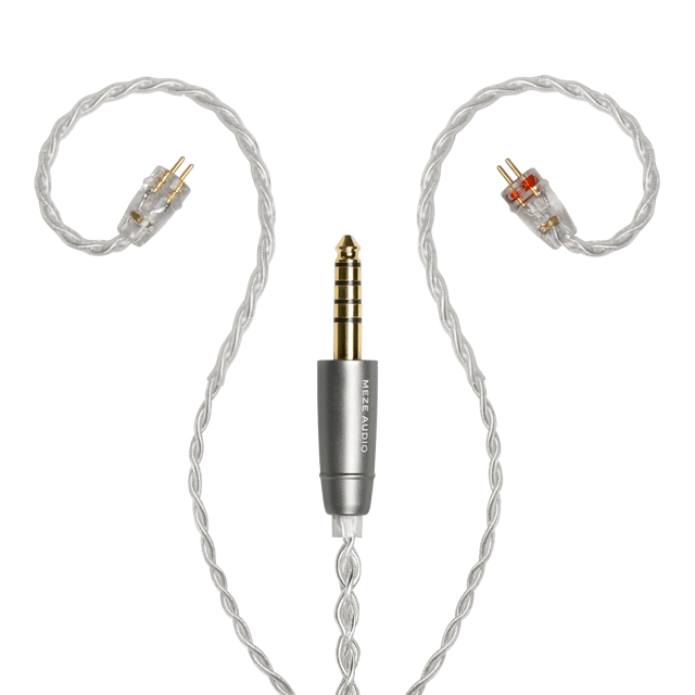 2 PIN TO BALANCED 4.4 MM SILVER PLATED CABLE