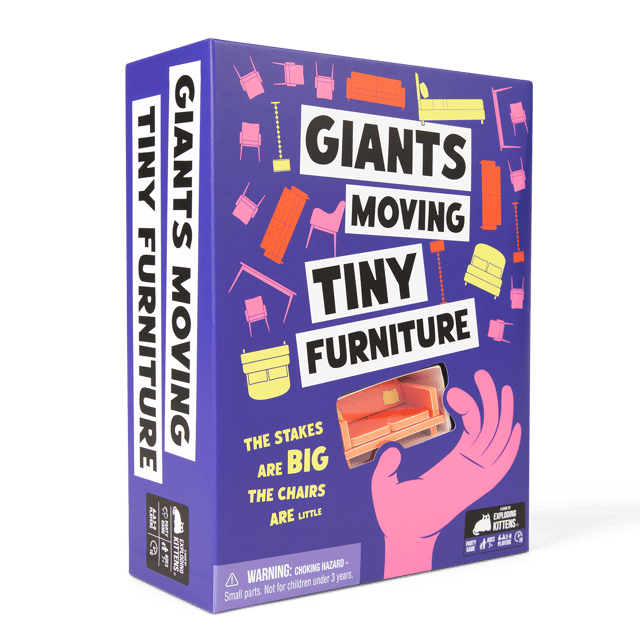 Giants Moving Tiny Furniture