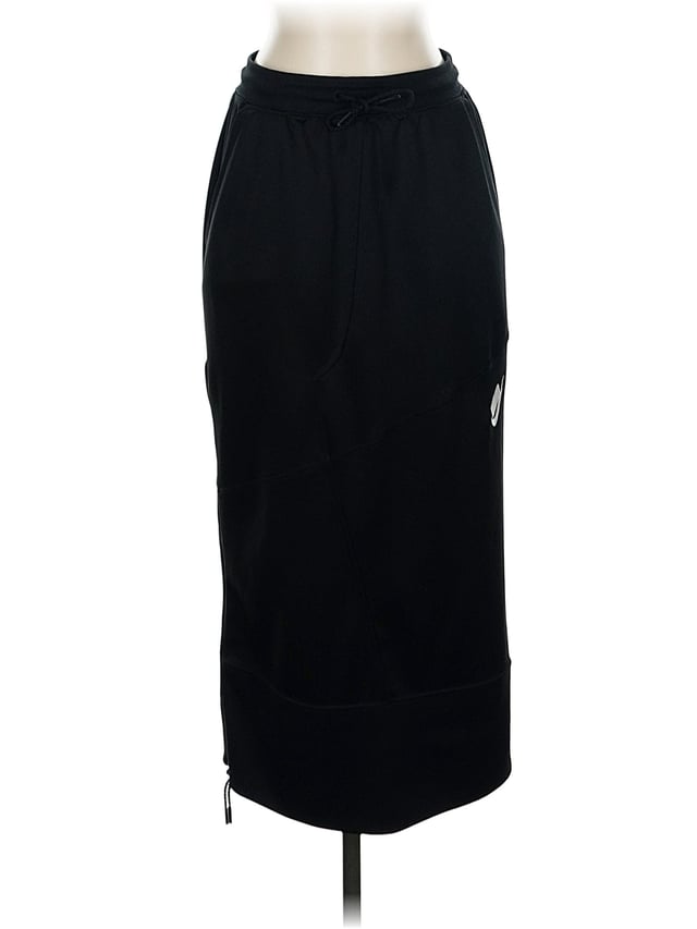 Nike 100% Polyester Black Casual Skirt Size S