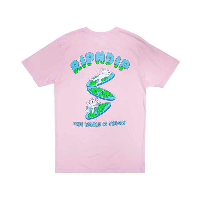 The World Is Yours Tee (Light Pink)