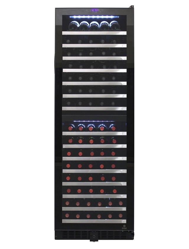 155-Bottle Dual-Zone Wine Cooler (Both Right or Left Hinge Options Available)