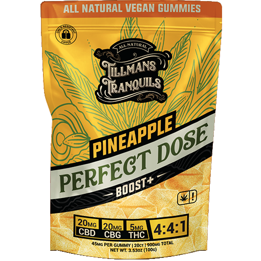 Pineapple 4:4:1 CBD:CBG:THC Gummies