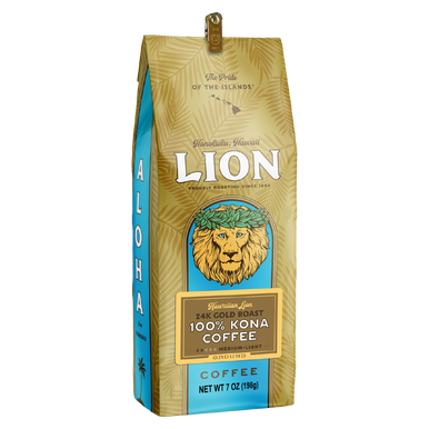 Hawaiian Lion 24k Gold Roast 100% Kona Coffee
