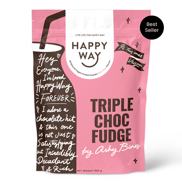 Ashy Bines Triple Choc Fudge Vegan Protein Powder 500g